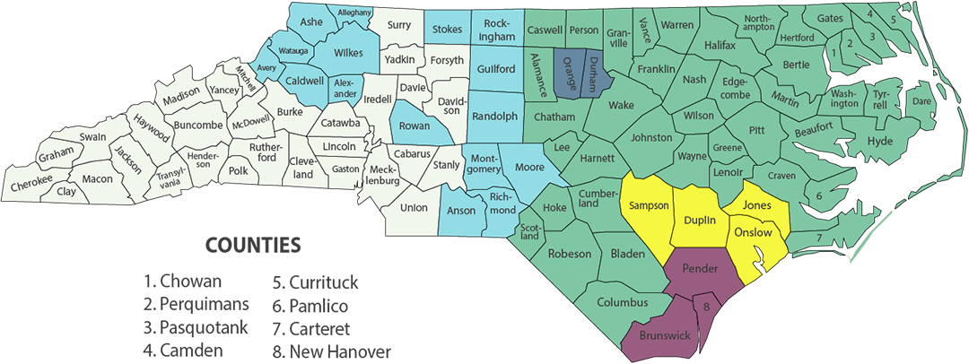 Click on a County Above to View Available Services